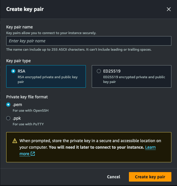 Creating an EC2 Instance