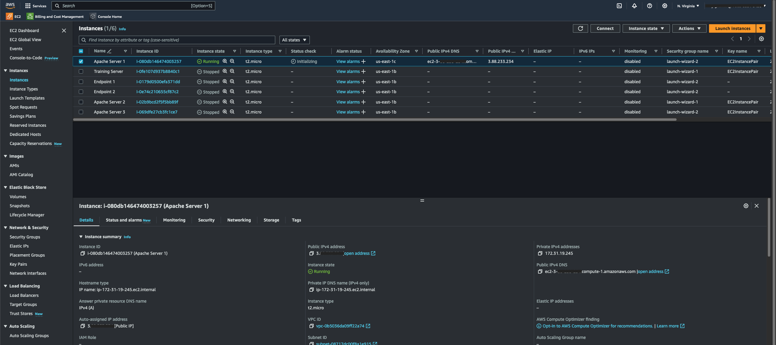 Accessing the EC2 Instance Connect Linux Terminal