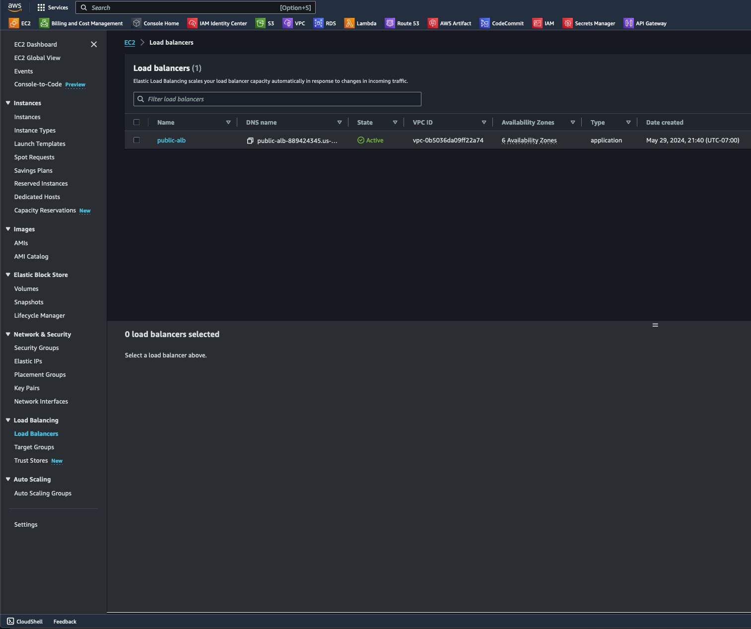 Creating an Application Load Balancer