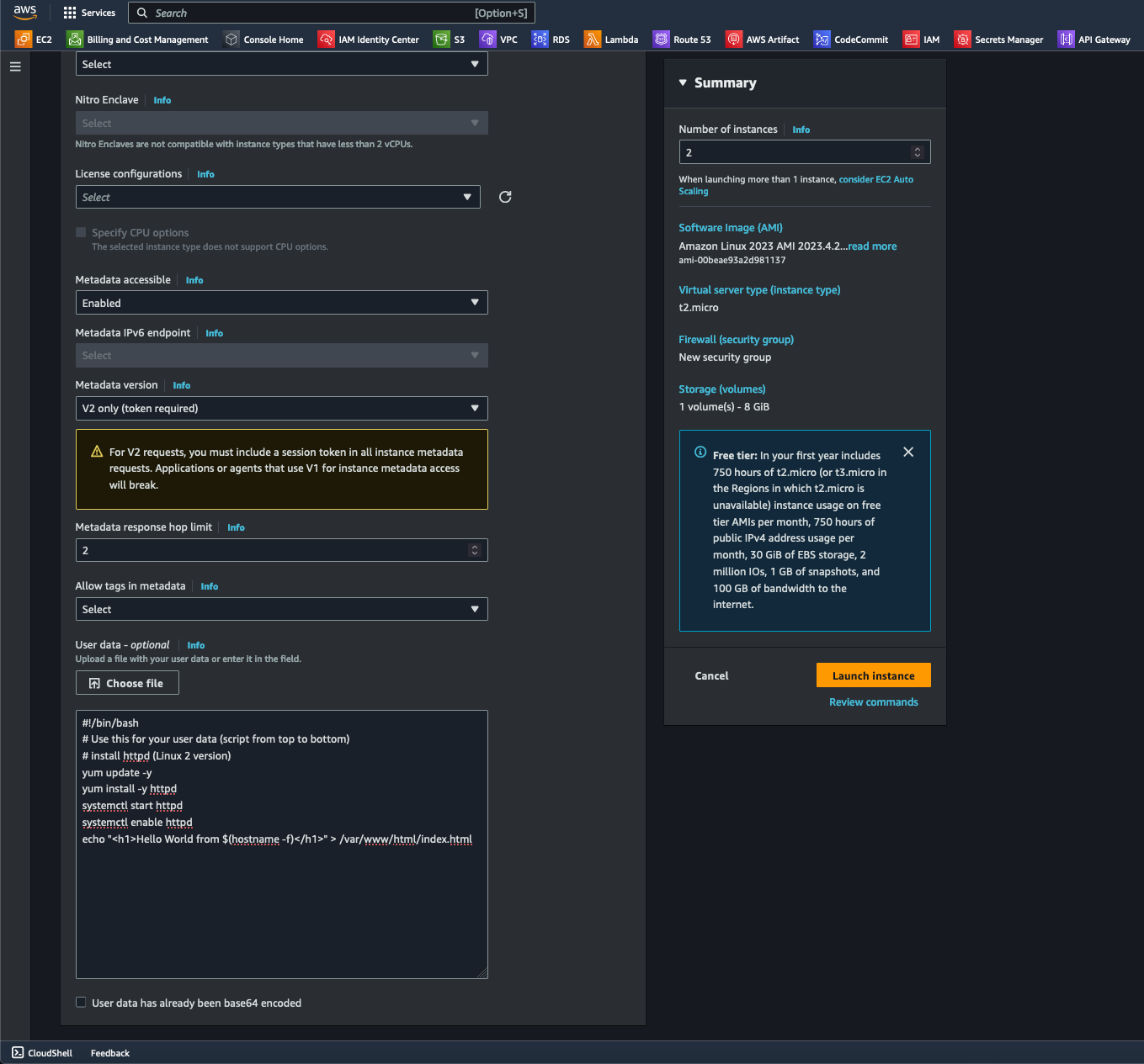 Creating an Application Load Balancer